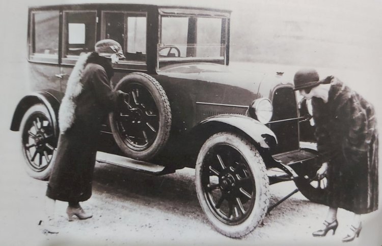 1910 - Automóveis mais adequados a mulheres: Fiat 501