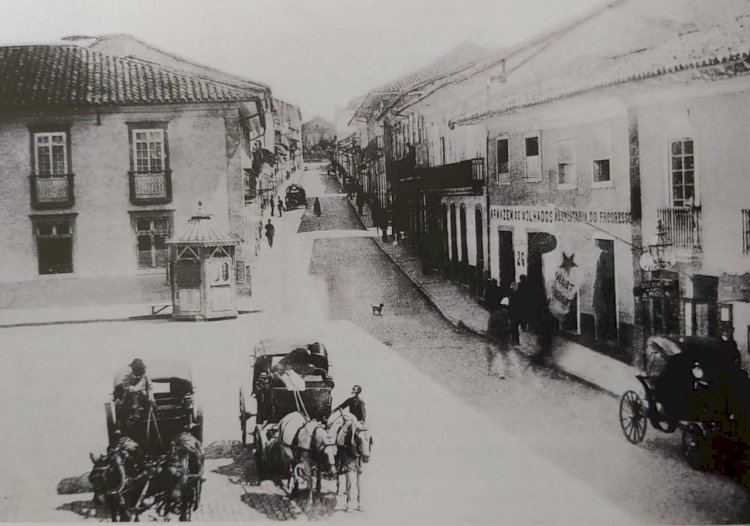 1887 - Largo da Sé com Rua Marechal Deodoro em São Paulo