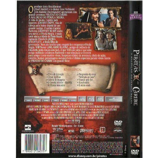 Compre aqui o Dvd - Piratas do Caribe - A Maldição do Pérola Negra, Johnny Depp, Orlando Bloom