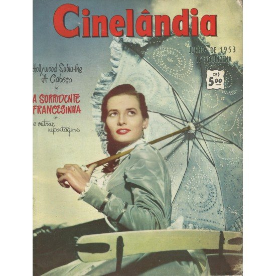 Compre aqui a Revista Cinelândia - Junho de 1953 (Primeira Quinzena), A Sorridente Francesinha, Roberto Marinho (Dir)