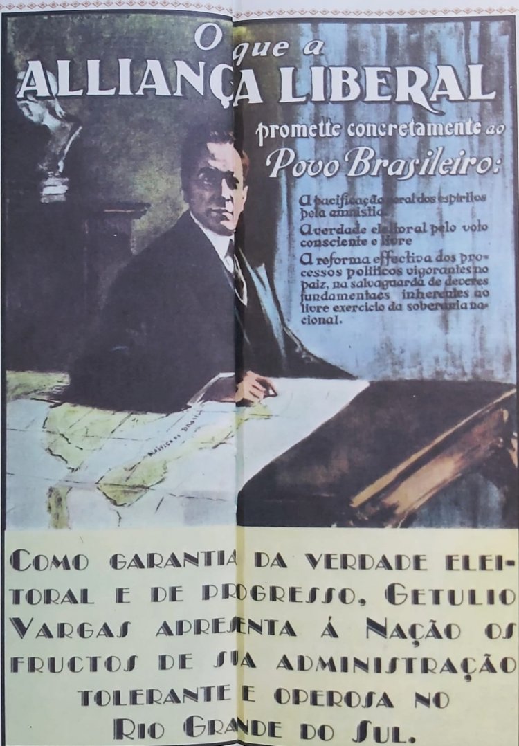 Cartazes de Campanha de Julio Prestes e Getulio Vargas, candidatos à Presidência da República em 1930