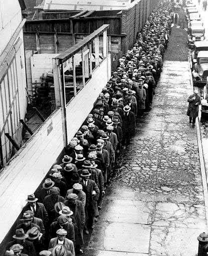 O desemprego no Brasil na década de 30