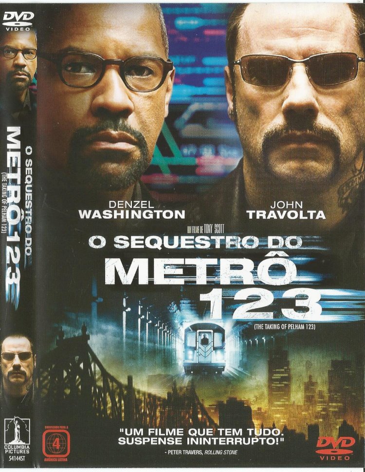 Compre aqui o Dvd O Sequestro do Metrô 123 - Denzel Washington, John Travolta