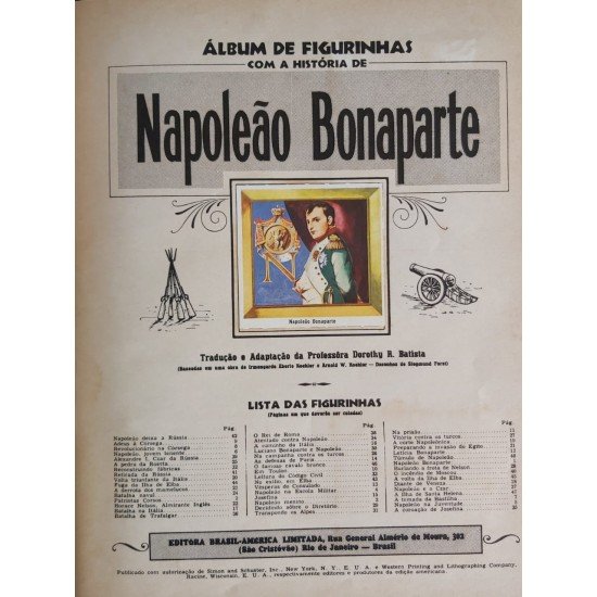 Compre aqui Álbum de Figurinhas com a História de Napoleão Bonaparte
