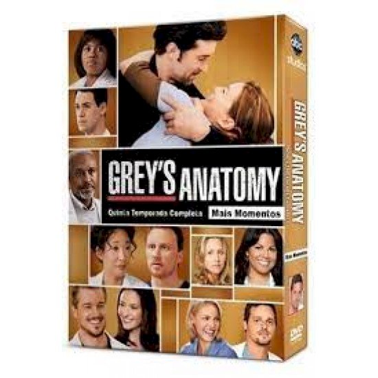 Compre aqui o Dvd Grey's Anatomy - Quinta Temporada Completa (7 Discos) (54,90)