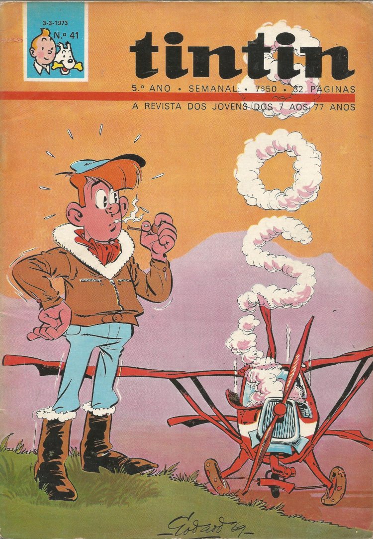 Compre aqui o Hq Tintin Numero 41 (1973)
